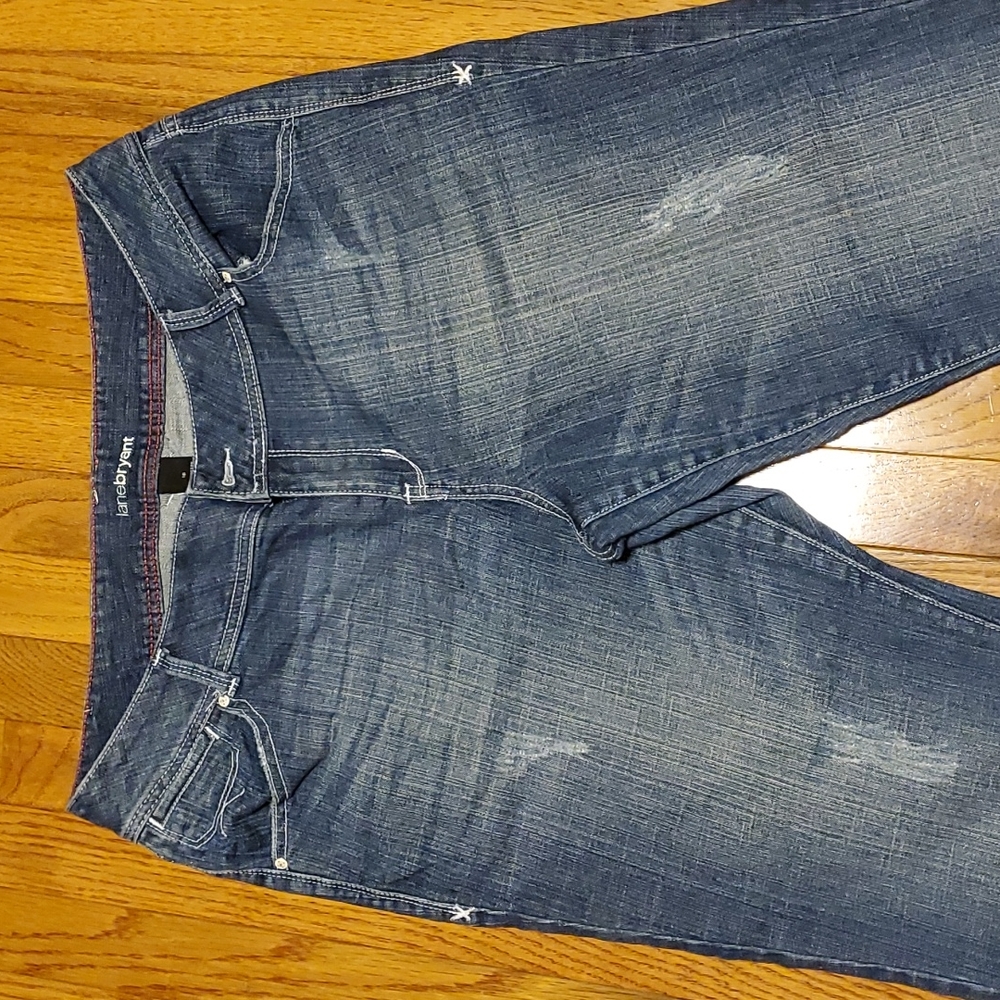 Lane Bryant size 14  Distress  Crop pants